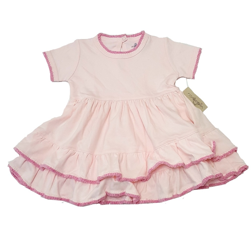 Margery ellen baby embroidery pink dress  6-9 m